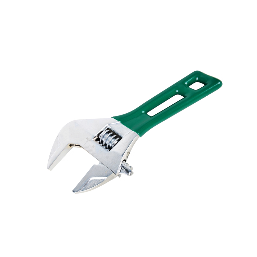 Large Opening Short Handle Adjustable Wrench