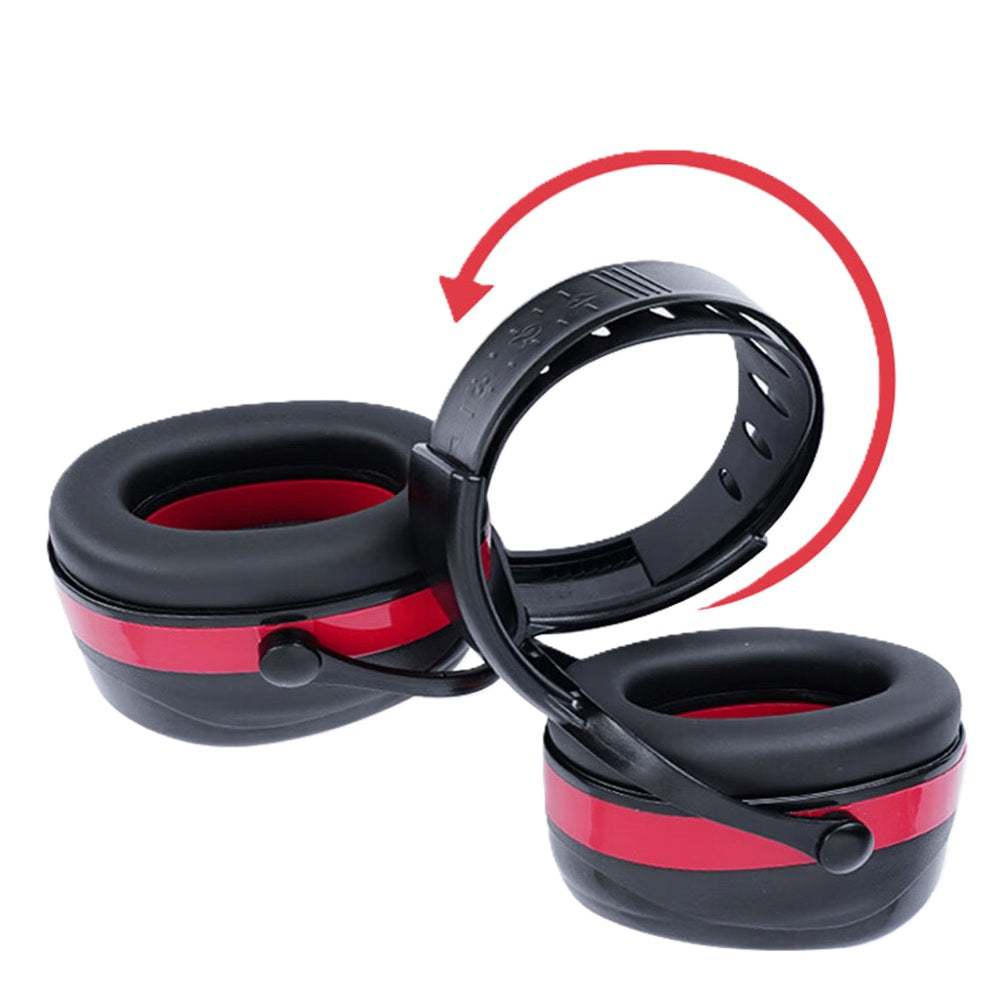 Head-mounted soundproof earmuffs