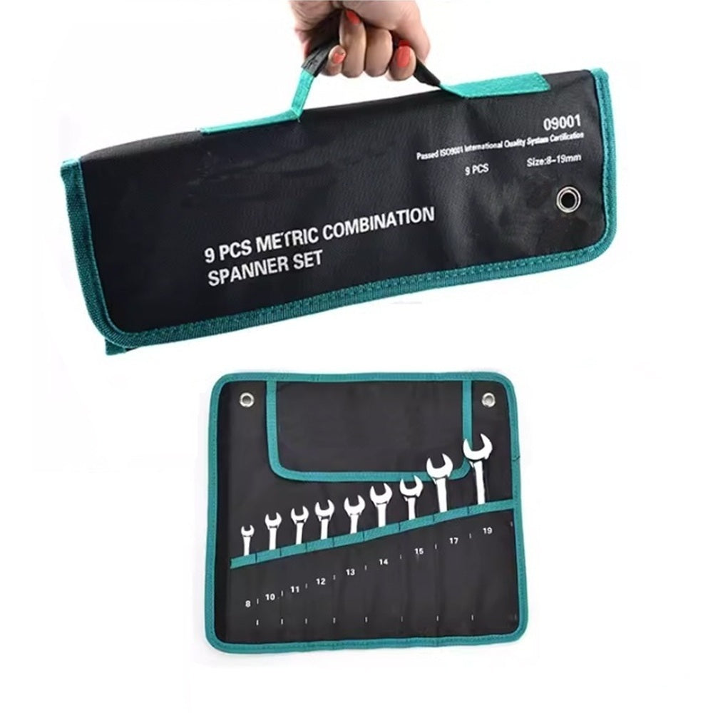 Metric Fully Polished Dual-Use Wrench Set