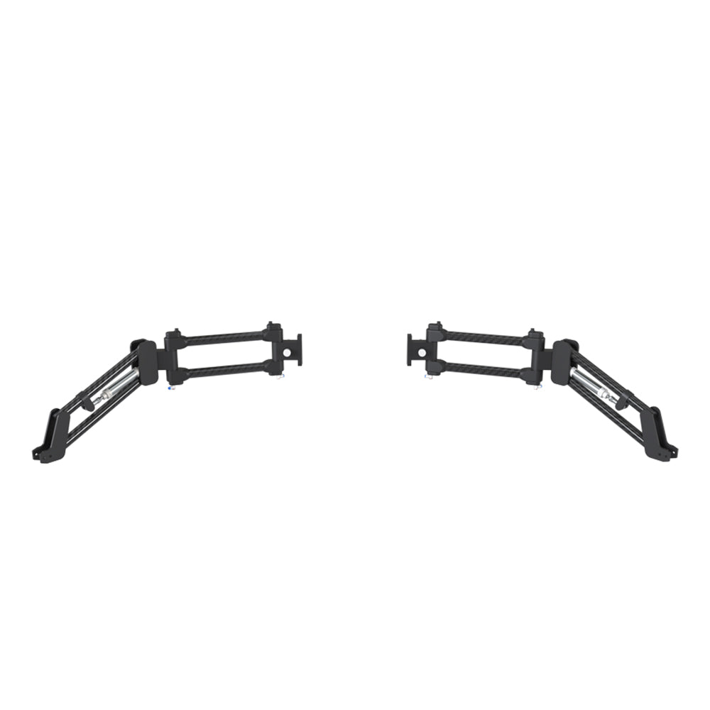 Foldable carbon fiber high‑torque arm