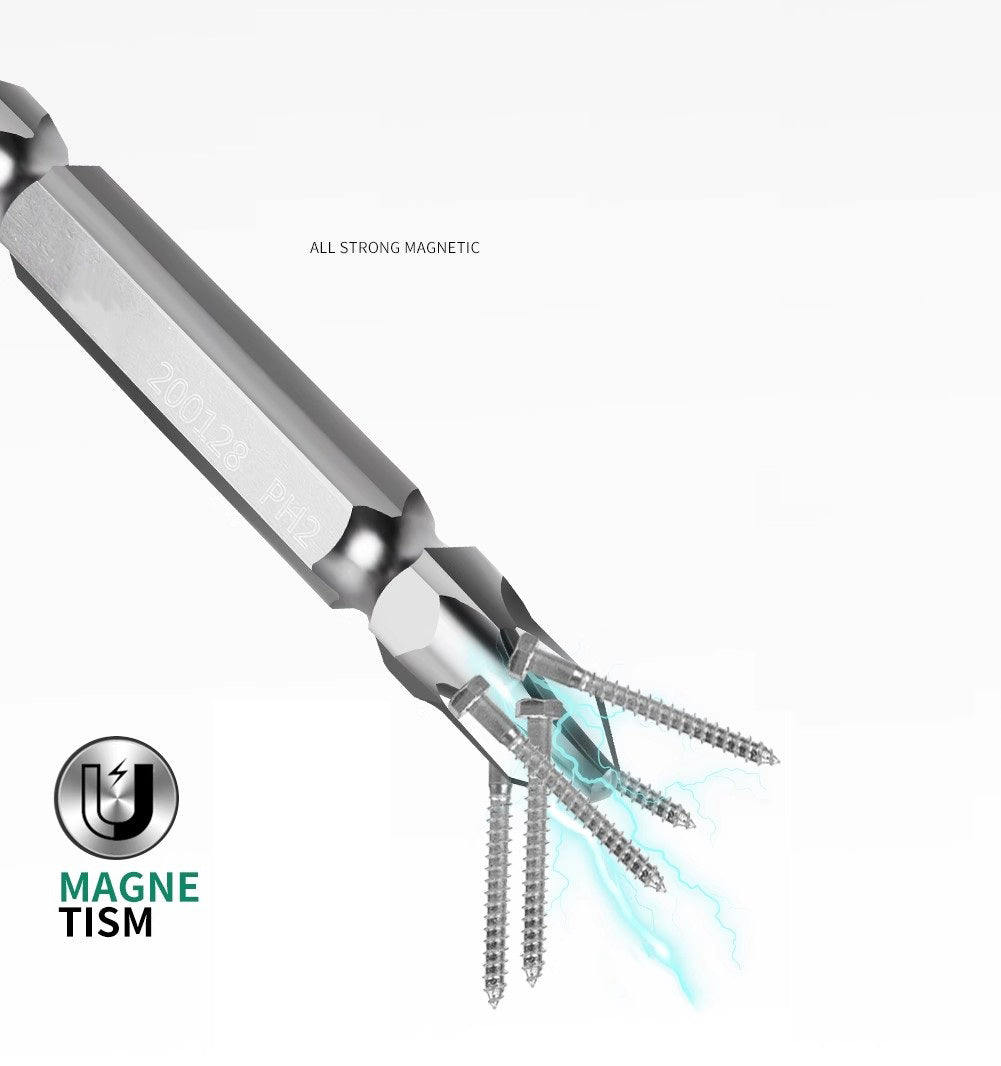 TES Series 65mm Double-End Screwdriver Bit-PH2-PH2(++)