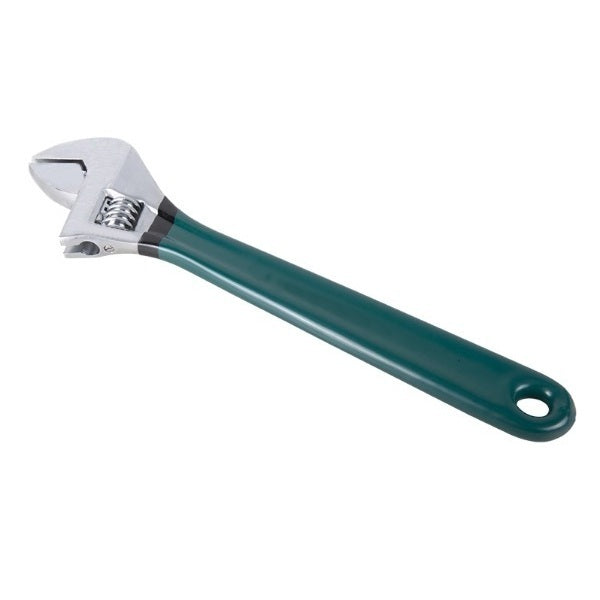 Plastic-Coated Handle Adjustable Wrench
